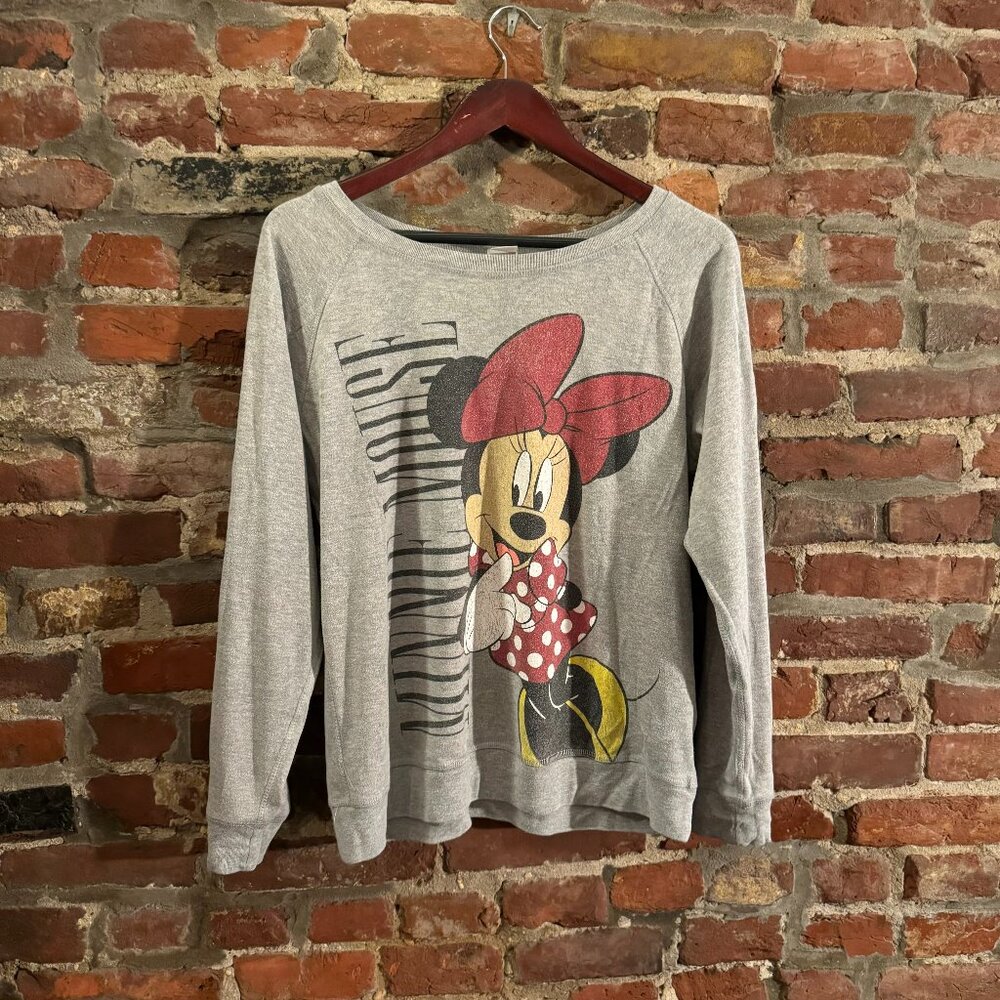 Comfy Sweatshirt Disney's Minnie Mouse Early 2000s